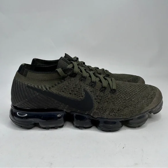 Mens Nike Air Vapormax Flyknit Shoes “Cargo Khaki/Green Black” 2023